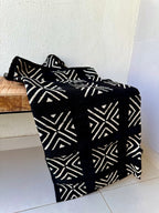 Black Bogolan mud cloth fabric from Mali in Dubai