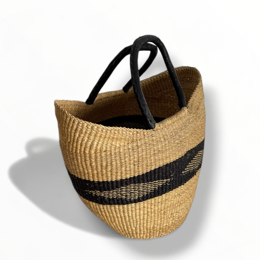 Handwoven Bolga Shopping Baskets